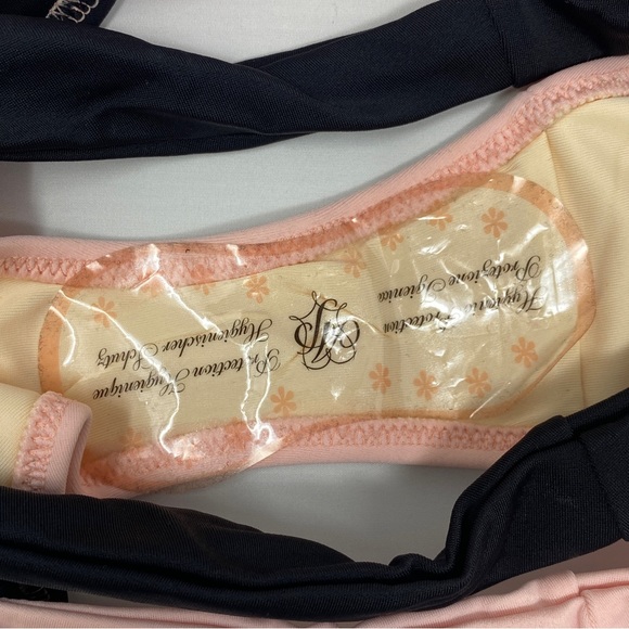 Agent Provocateur Mazzy Pink Black Bikini Set 4/3 NWT *SALE* - Picture 15 of 15